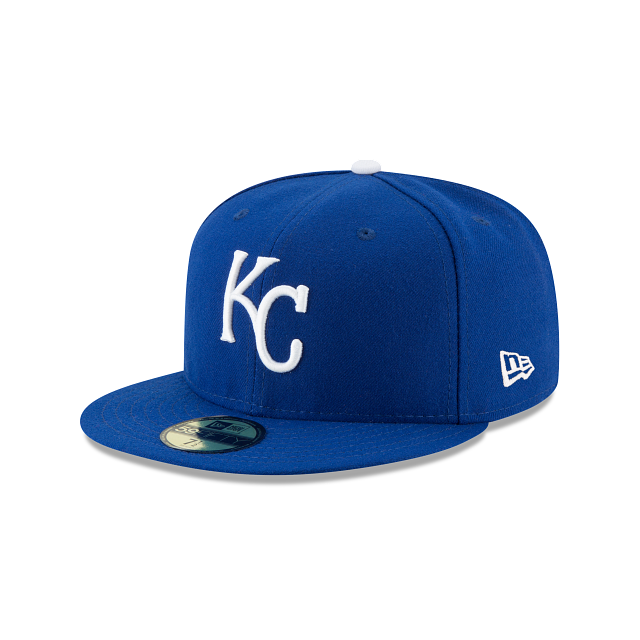 Casquette ajustée MLB New Era Royal 59Fifty Authentic Collection Home 2017 pour homme des Kansas City Royals