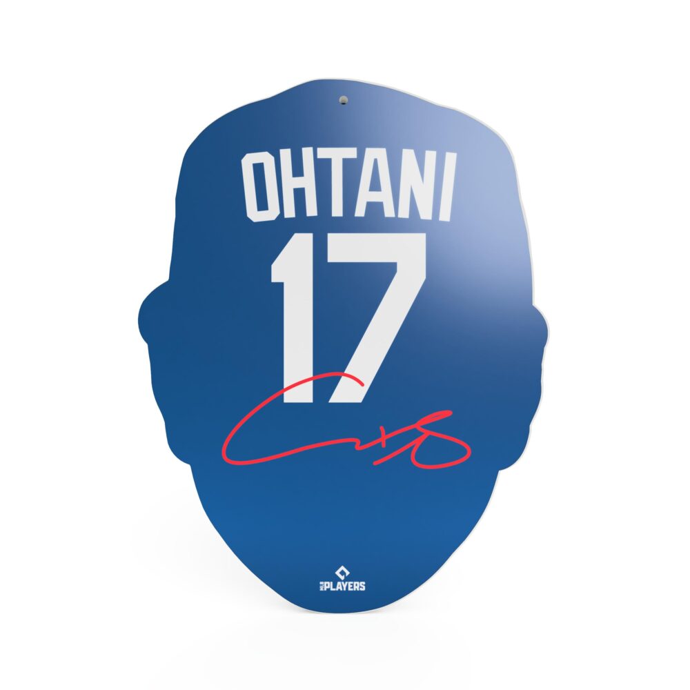 Shohei Ohtani Los Angeles Dodgers MLB FanFave FaceChain Collier Bleu Royal