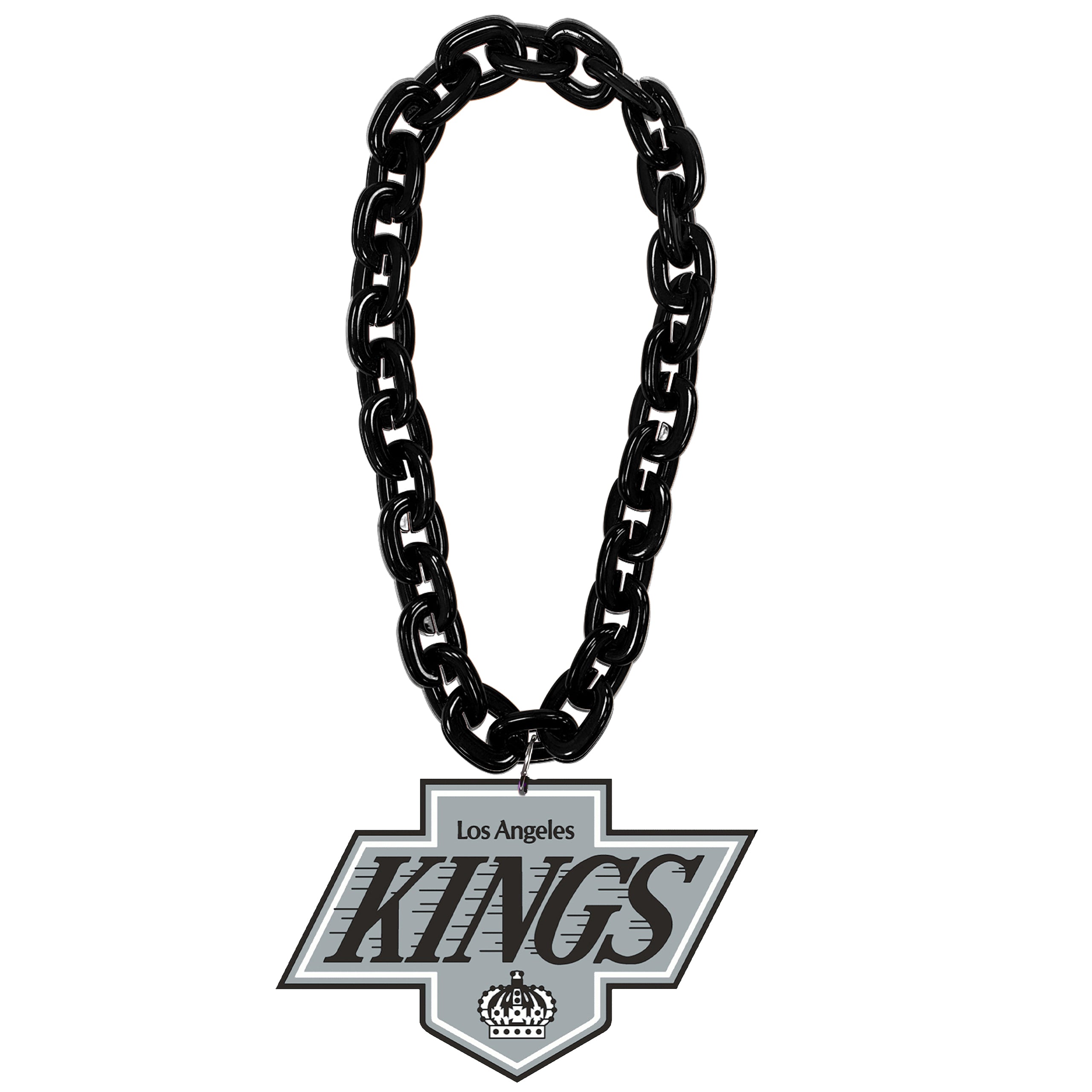 Collier à chaîne noire FanChain FanFave NHL des Kings de Los Angeles