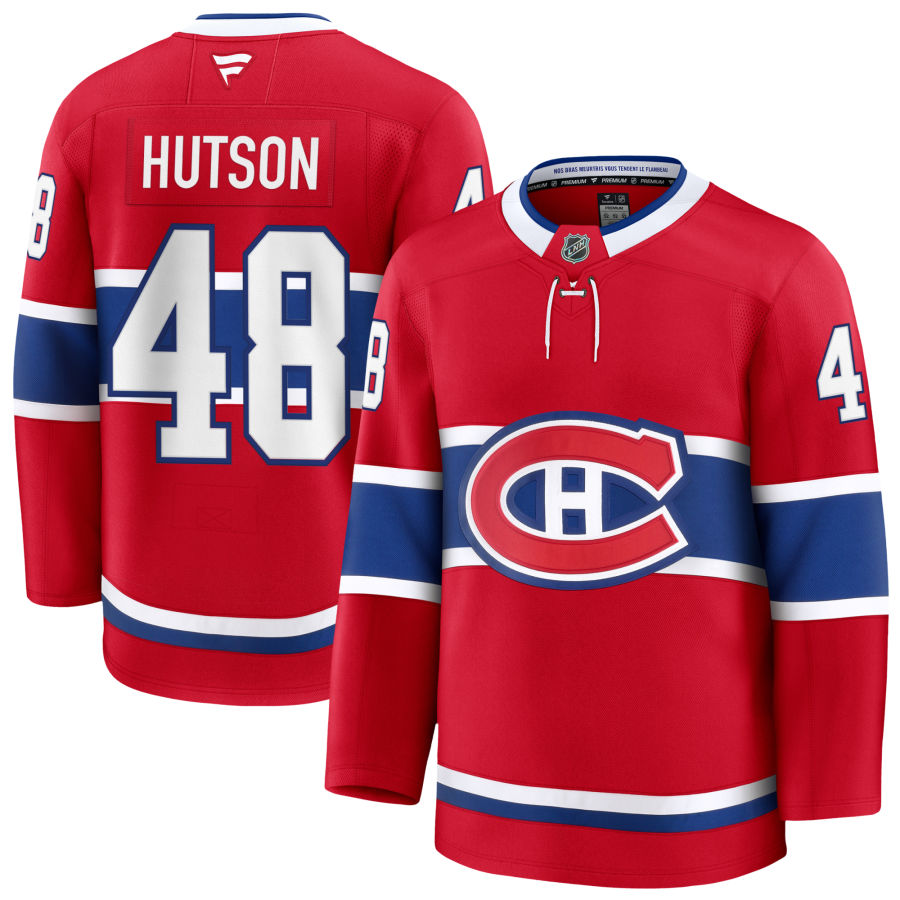 Lane Hutson Montreal Canadiens NHL Fanatics Branded Men's Red Breakaway Jersey