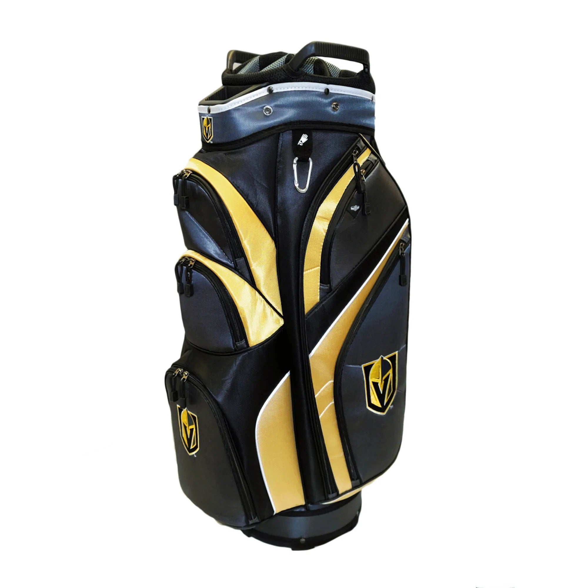 Sac de chariot de golf noir/or NHL des Golden Knights de Las Vegas