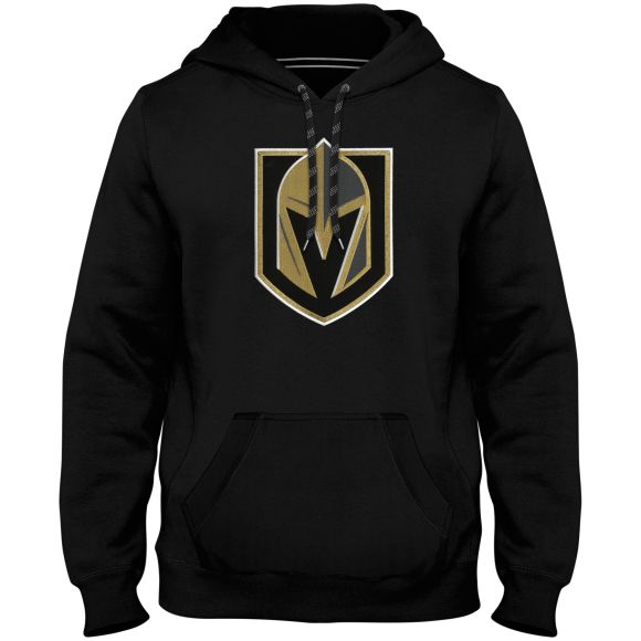 Sweat à capuche noir avec logo en sergé Express pour hommes de Las Vegas Golden Knights NHL Bulletin