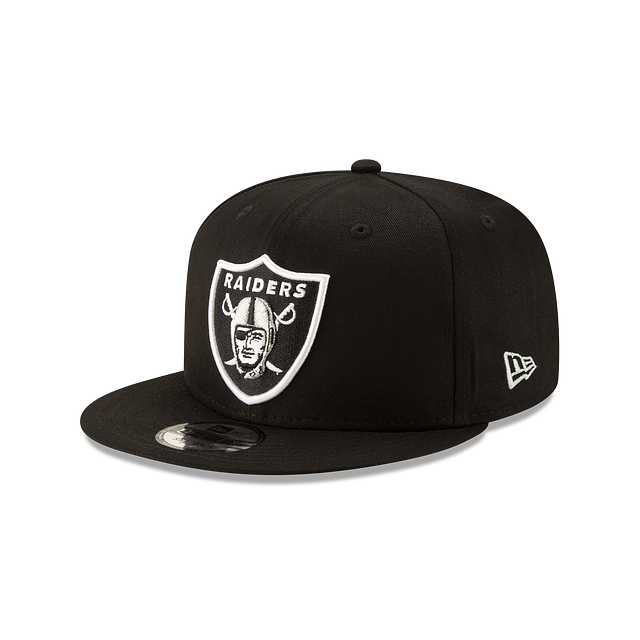 Las Vegas Raiders NFL New Era Snapback 9Fifty Basic noir pour hommes