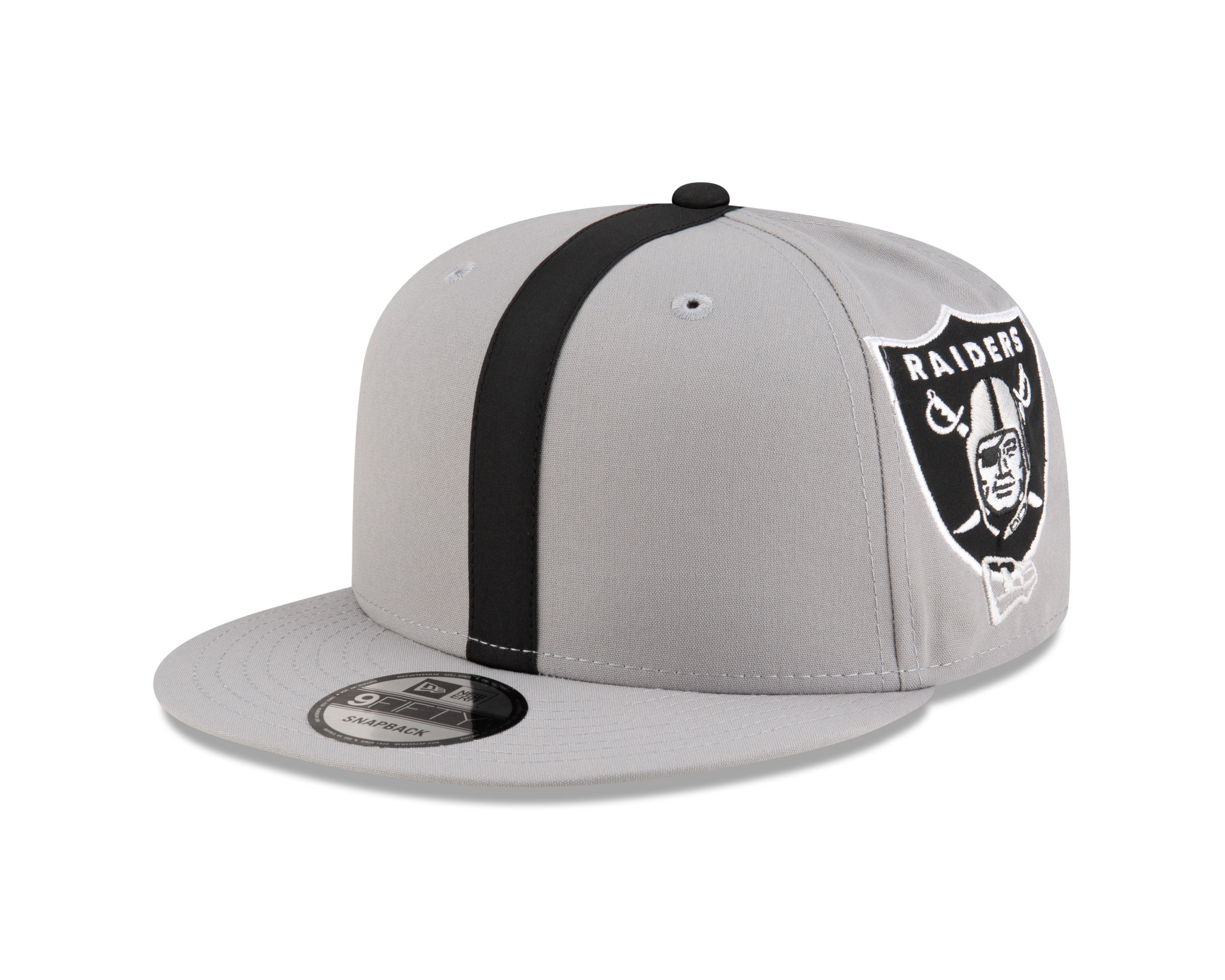 Las Vegas Raiders NFL New Era - Pack de casques 9Fifty gris Snapback pour hommes