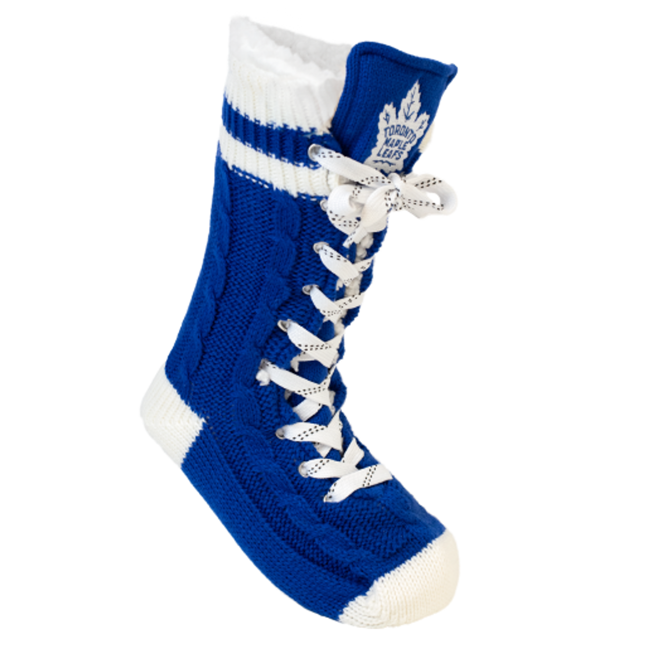 Toronto Maple Leafs NHL Hockey Sockey Unisex Royal Slipper Skates Socks