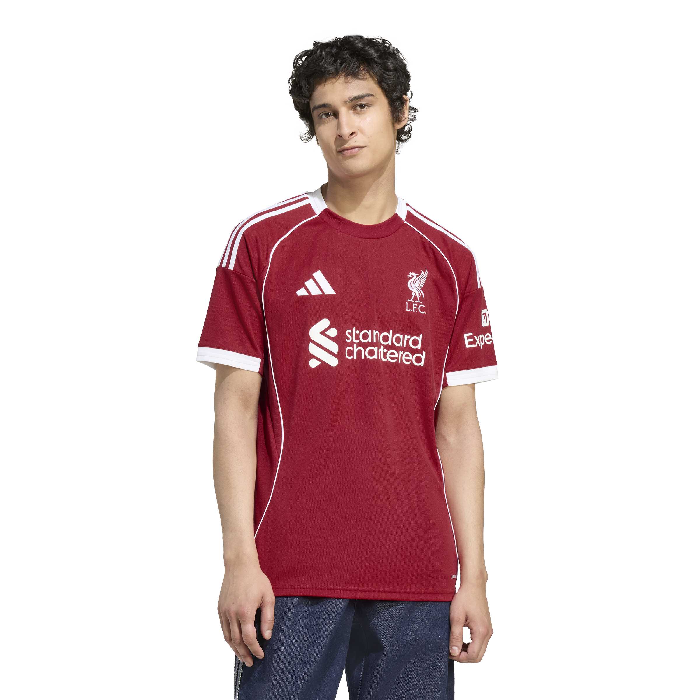 Liverpool FC EPL Adidas Men's Red 2025/26 Home Replica Jersey