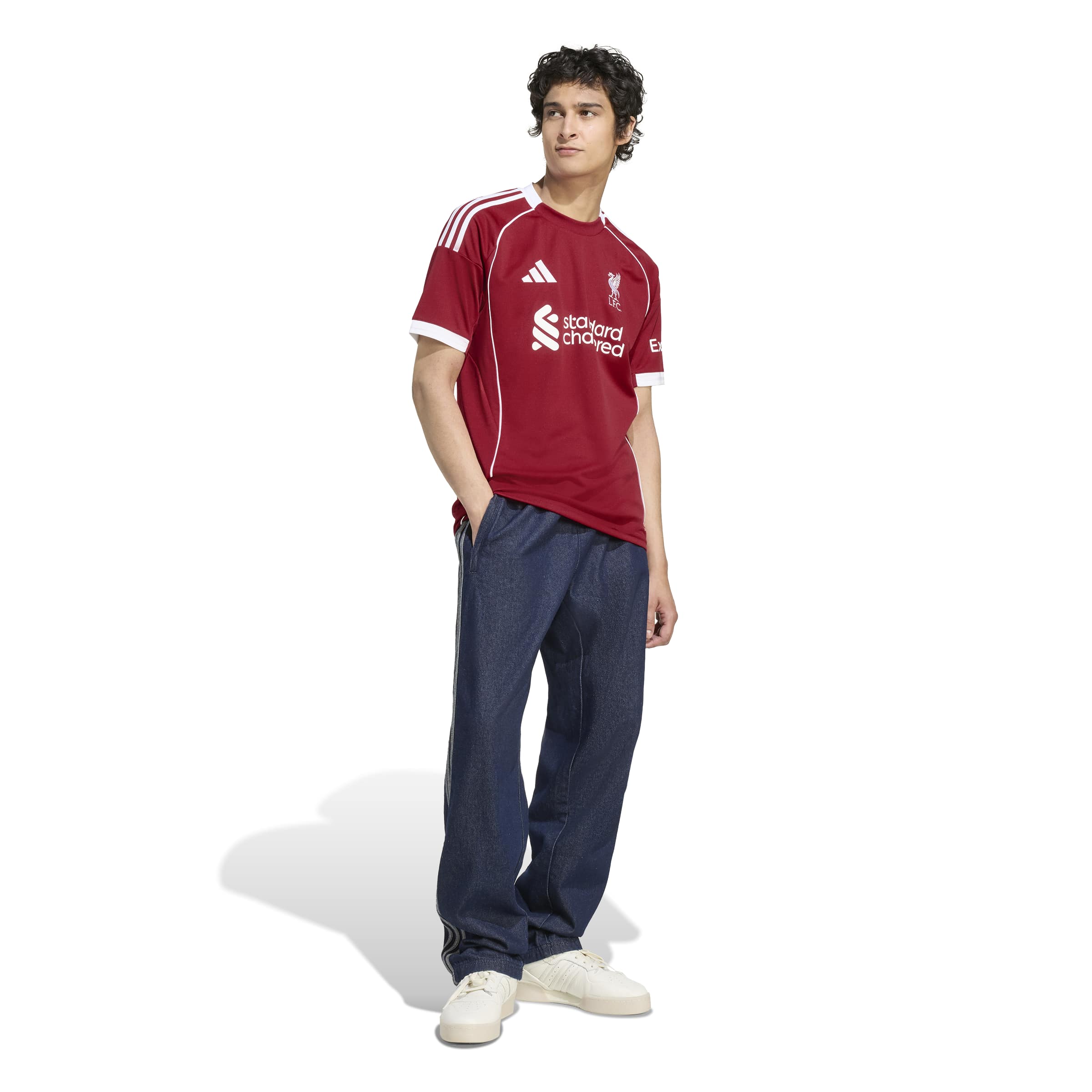 Liverpool FC EPL Adidas Men's Red 2025/26 Home Replica Jersey