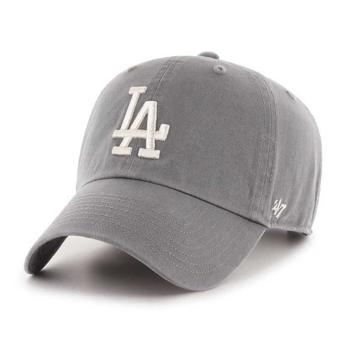 Los Angeles Dodgers MLB 47 Brand Men's Dark Grey Clean Up Adjustable Hat