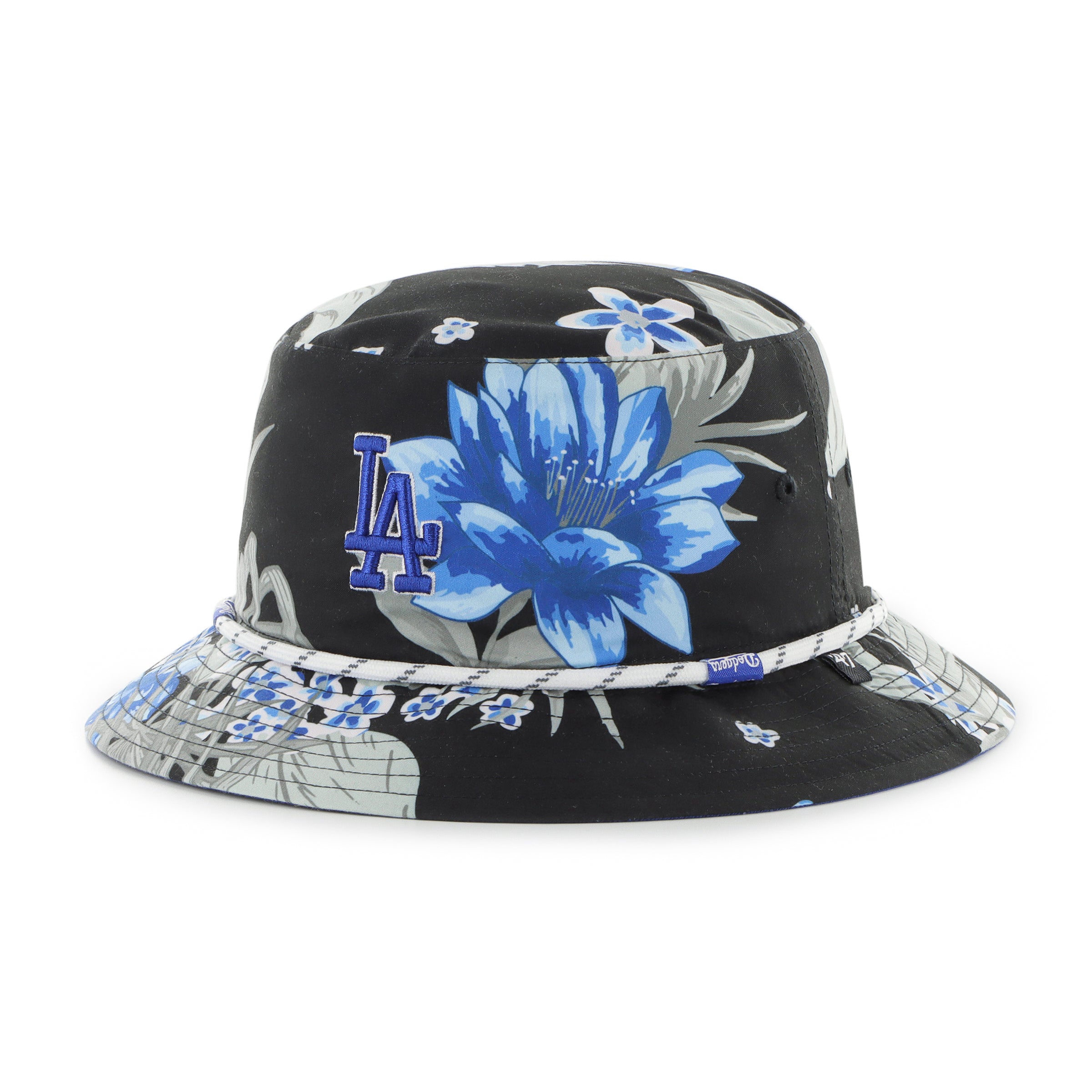 Los Angeles Dodgers MLB 47 Brand Men's Dark Tropic Bucket Hat