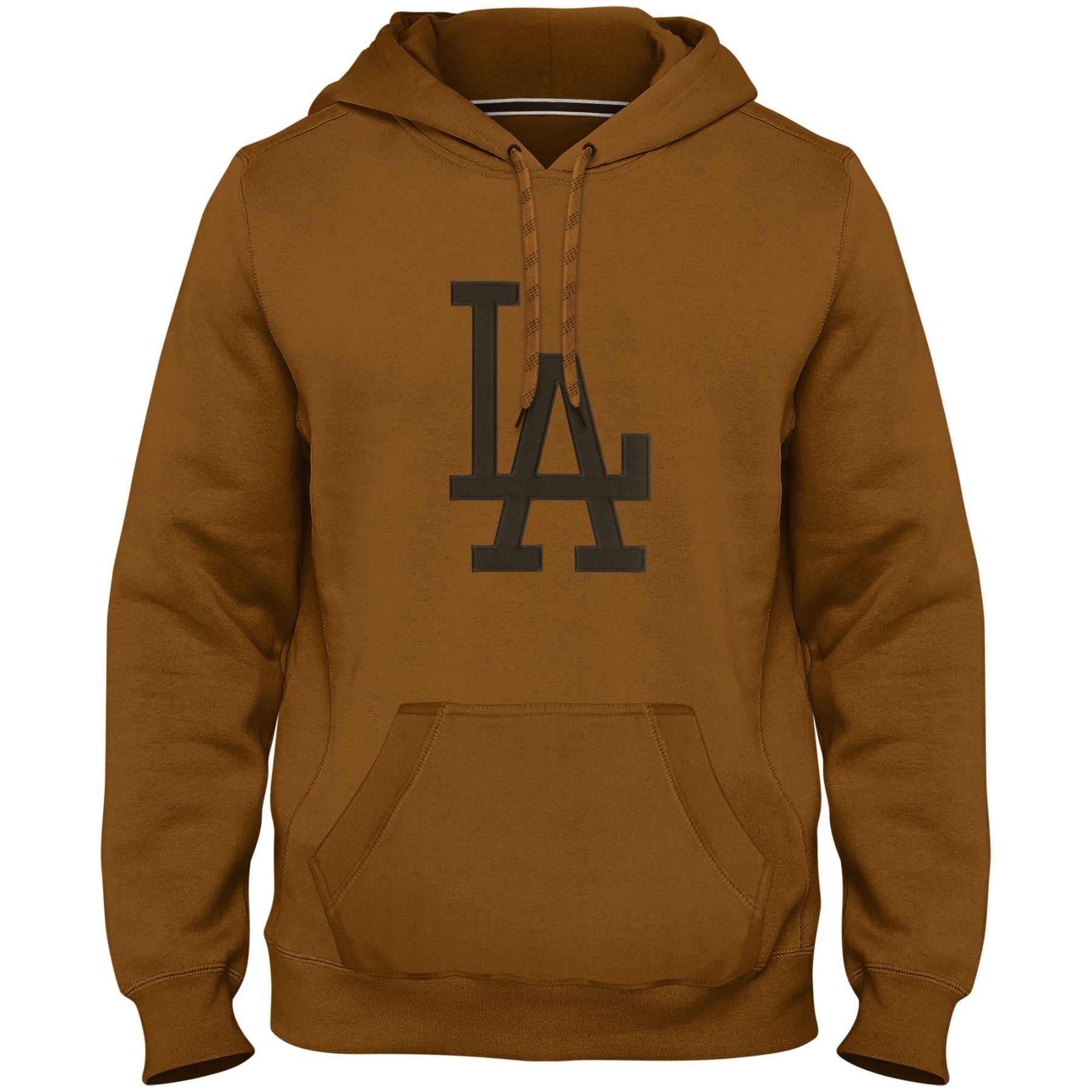 Los Angeles Dodgers MLB Bulletin Men's Tonal Dune Express Twill Logo Hoodie