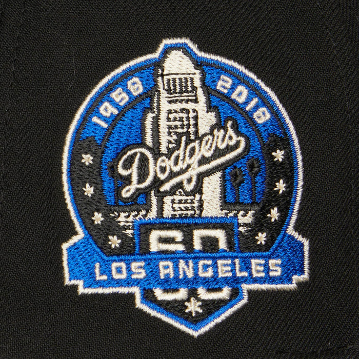 Los Angeles Dodgers MLB Mitchell & Ness Mens Black Team Classic Snapback