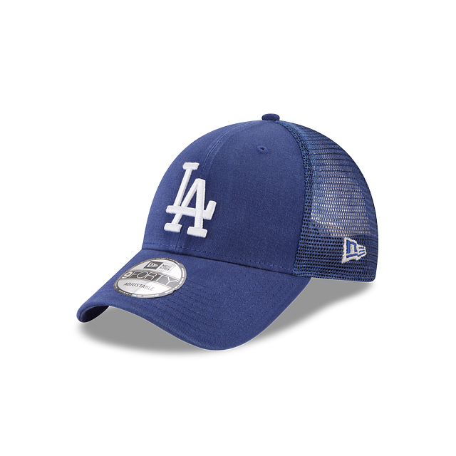 Los Angeles Dodgers MLB New Era Men's Blue 9Forty Primary Logo Trucker Adjustable Hat