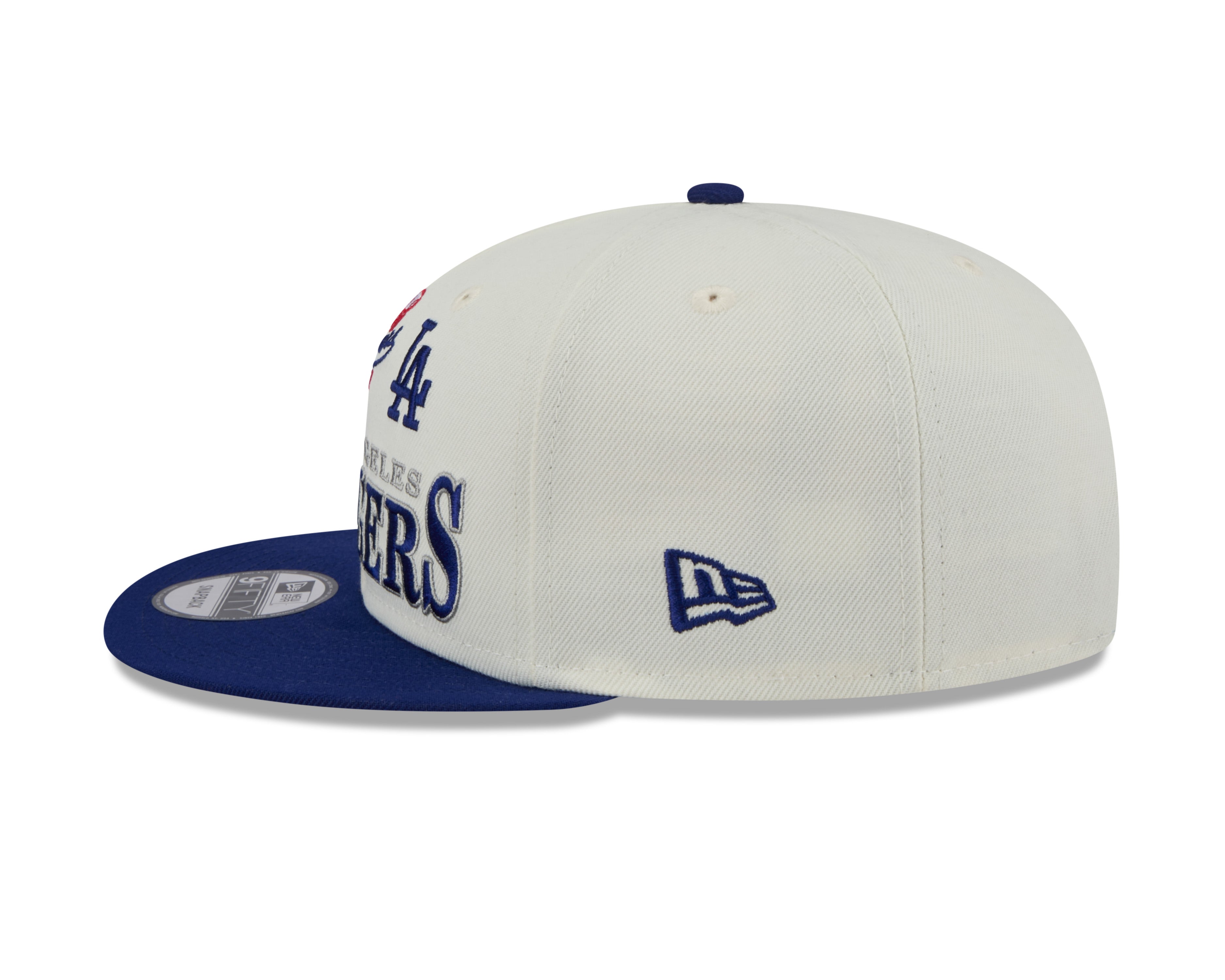 Los Angeles Dodgers MLB New Era Men's Cream/Navy 9Fifty Two Tone Archive Snapback