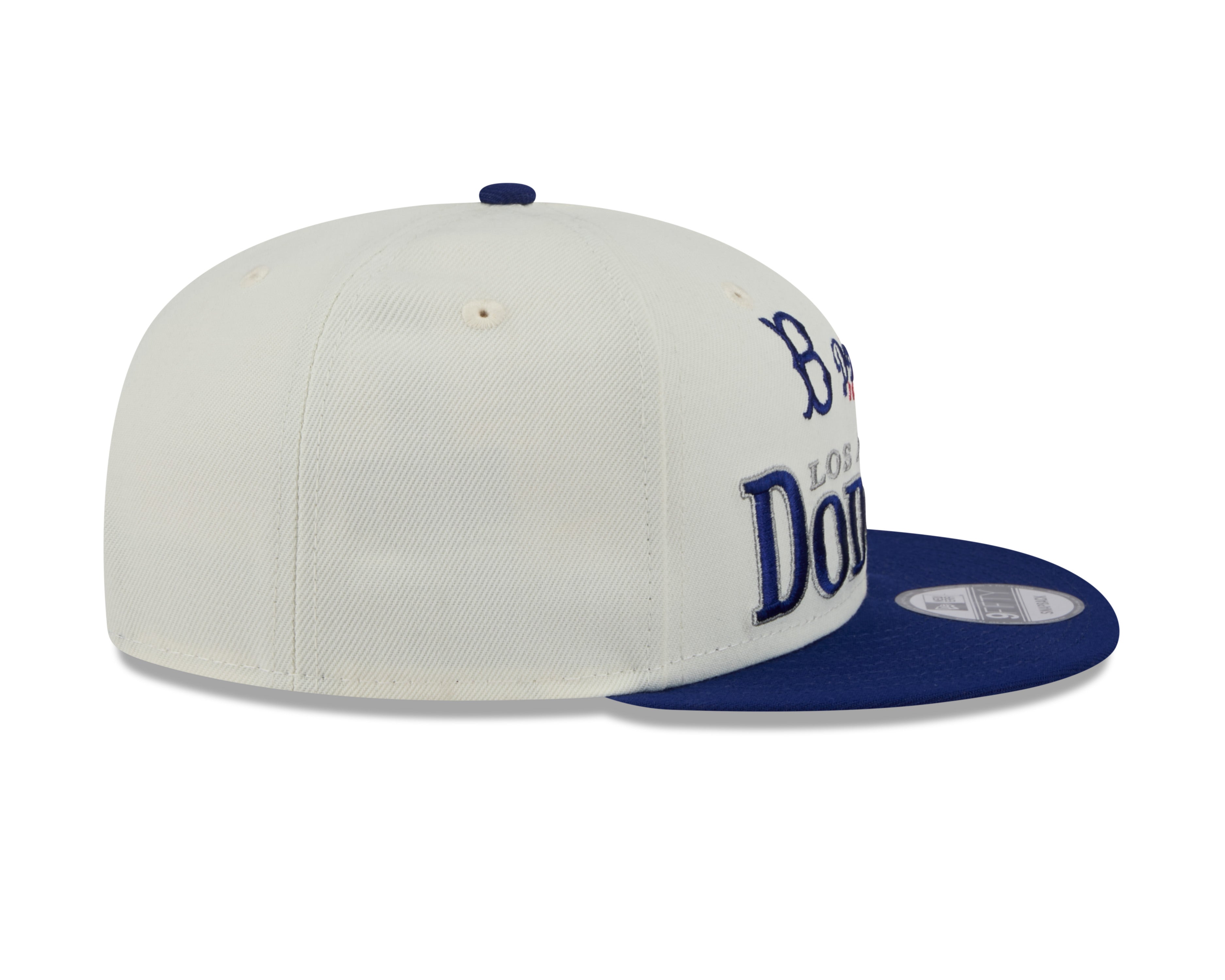 Los Angeles Dodgers MLB New Era Men's Cream/Navy 9Fifty Two Tone Archive Snapback