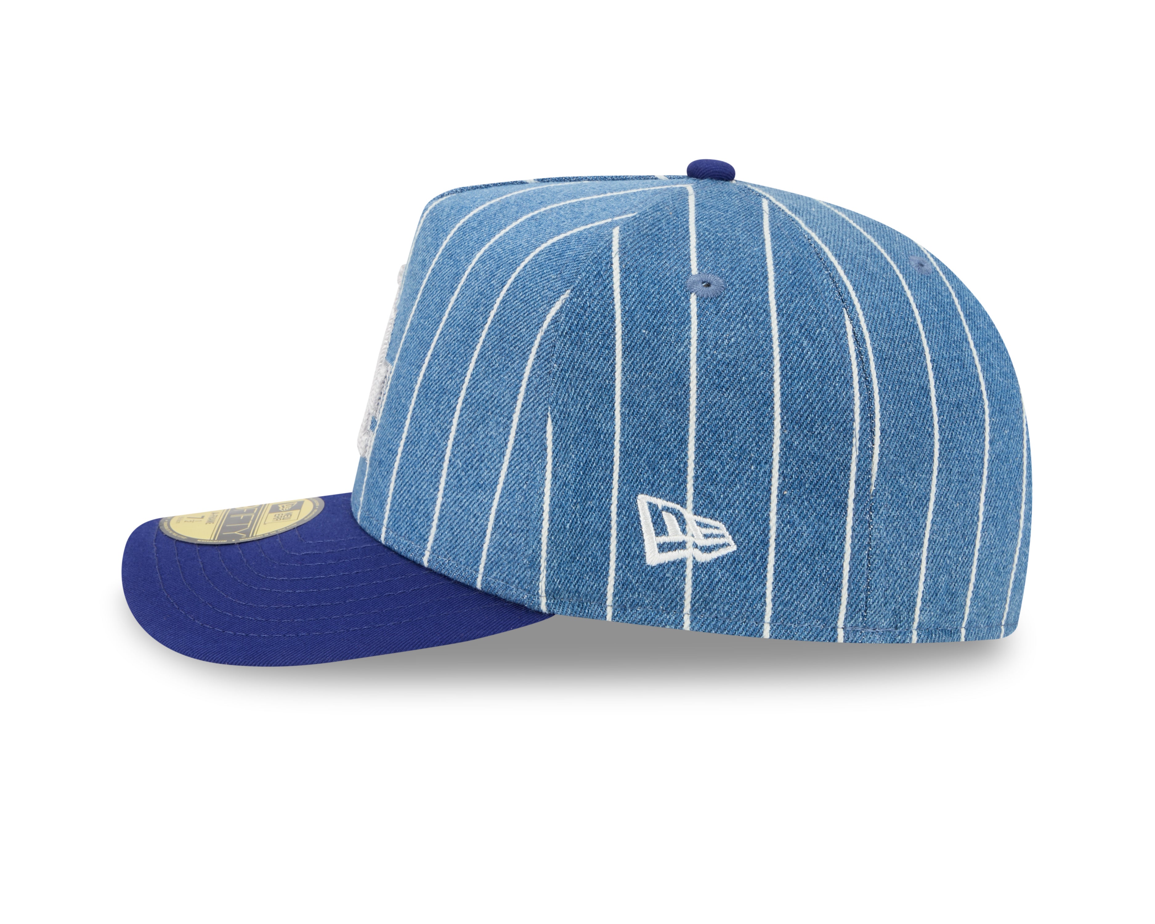 Los Angeles Dodgers MLB New Era Men's Light Blue/Royal Blue 59Fifty A-Frame Parallel Fitted Hat