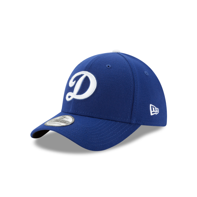 Los Angeles Dodgers MLB New Era Men's Royal 39Thirty D Logo Team Classic Stretch Fit Hat