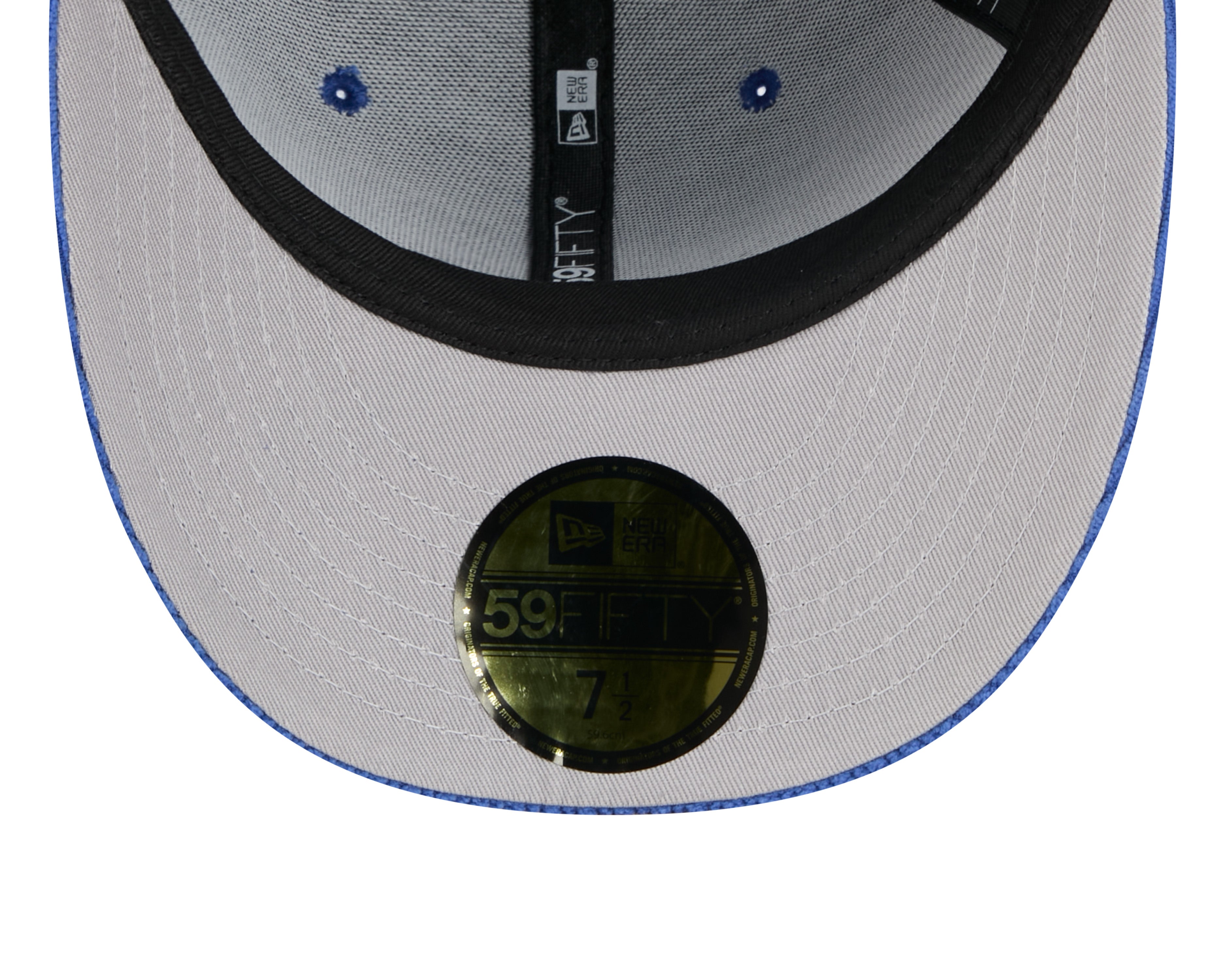 Casquette ajustée New Era 59Fifty en chenille bleu royal pour homme des Dodgers de Los Angeles (MLB)