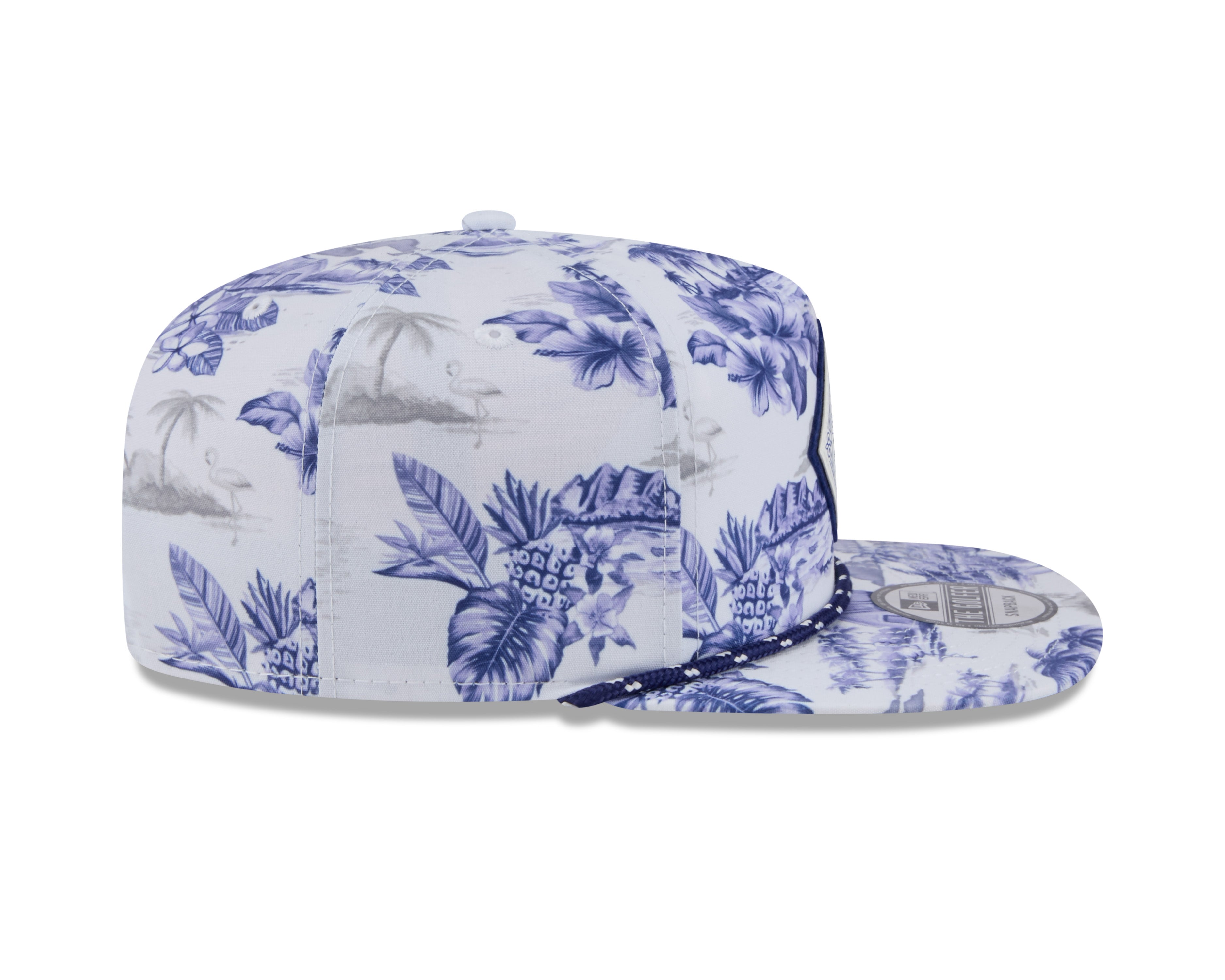 Los Angeles Dodgers MLB New Era Men's White Cord Golfer Printed Snapback