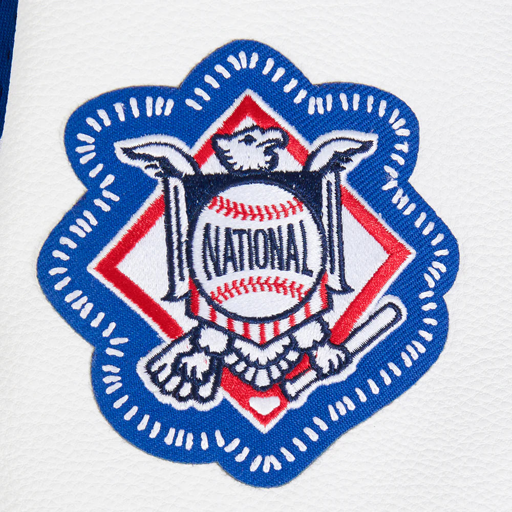 Veste universitaire en laine côtelée bleu royal Los Angeles Dodgers MLB Pro Standard pour homme, à surpiqûres personnalisées