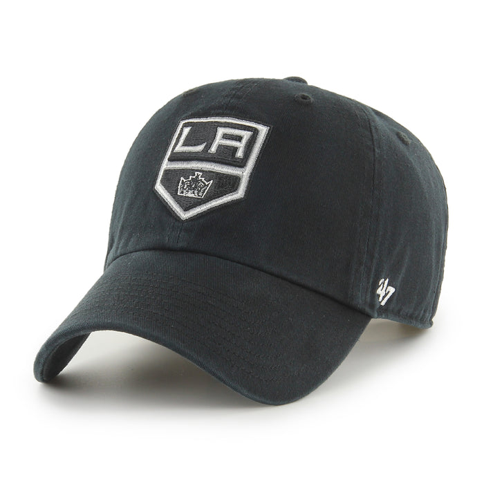 Los Angeles Kings NHL 47 Brand Men's Black Clean Up Adjustable Hat