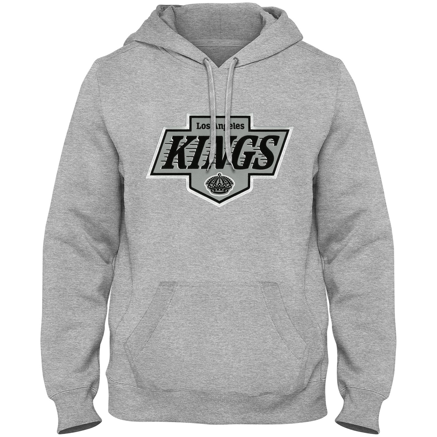 Los Angeles Kings NHL Bulletin Men's Athletic Grey Express Twill Logo Hoodie