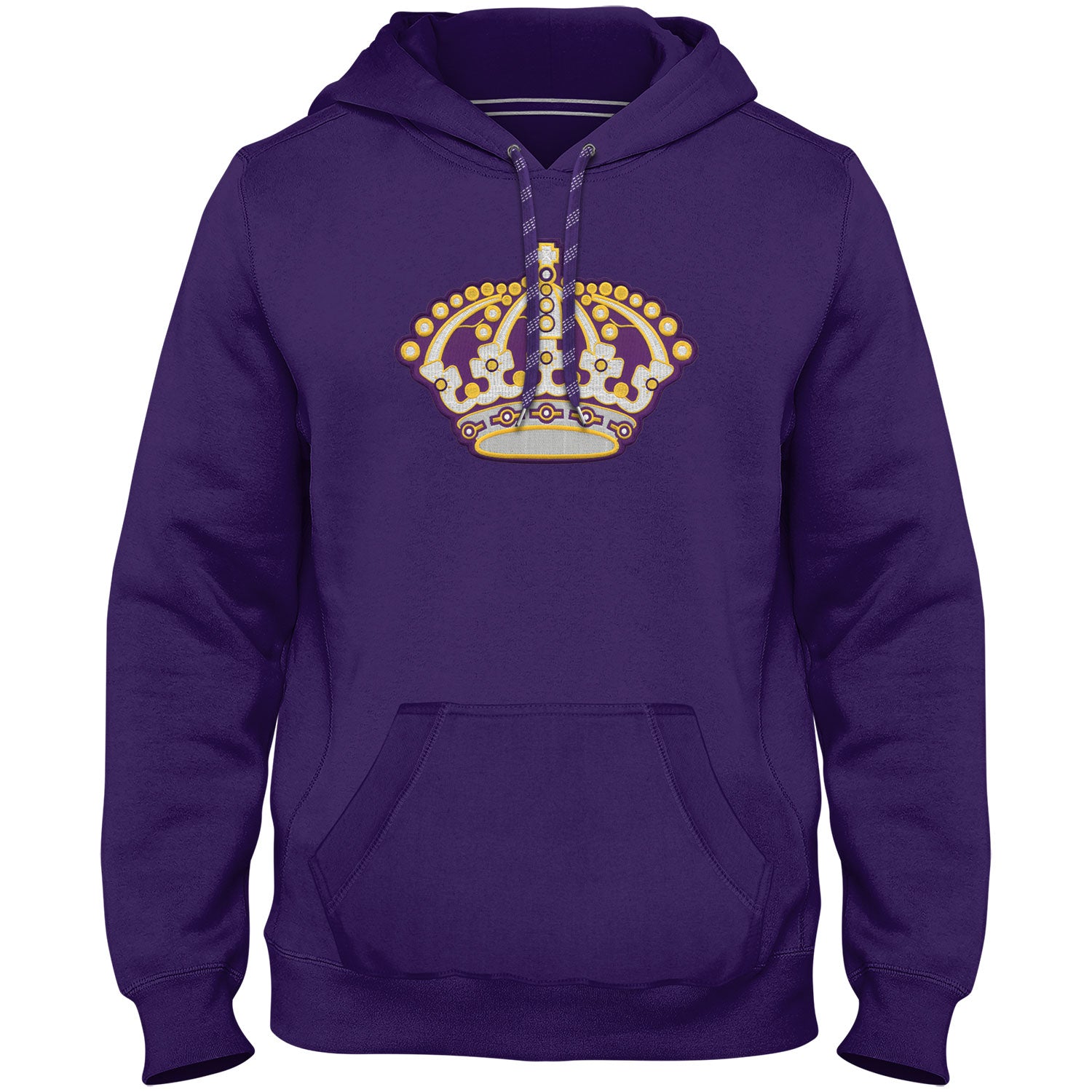 Los Angeles Kings NHL Bulletin Men's Purple Express Twill Vintage Logo Hoodie