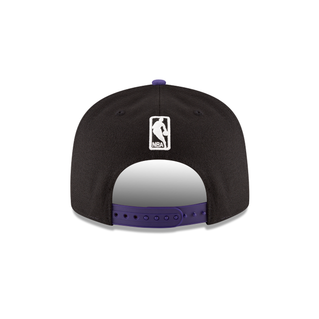 Los Angeles Lakers NBA New Era pour hommes, noir/violet, 9Fifty, deux tons Snapback