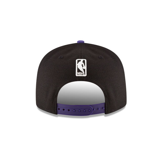 Los Angeles Lakers NBA New Era Men's Black/Purple 9Fifty Two Tone Snapback