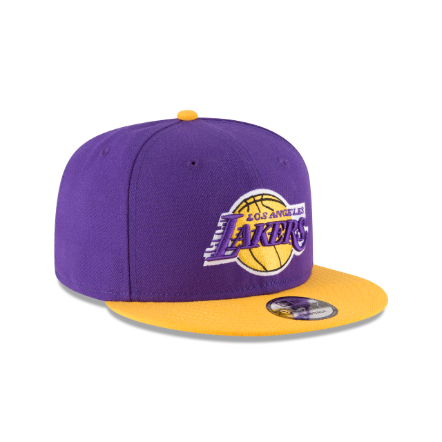 Los Angeles Lakers NBA New Era Snapback violet/jaune 9Fifty deux tons pour hommes