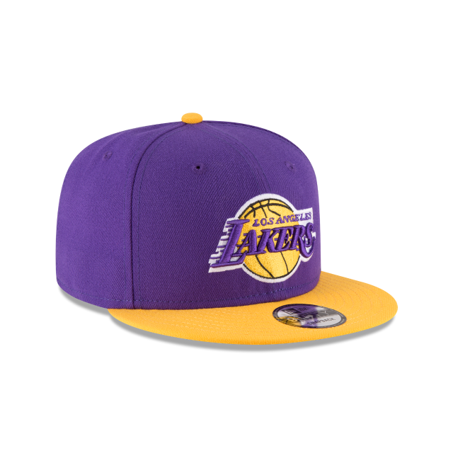 Los Angeles Lakers NBA New Era Men's Purple/Yellow 9Fifty Two Tone Snapback