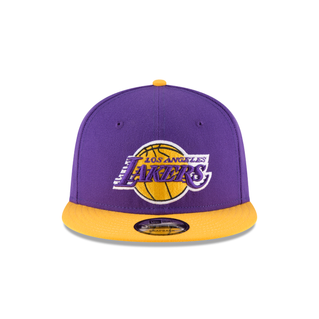 Los Angeles Lakers NBA New Era Snapback violet/jaune 9Fifty deux tons pour hommes