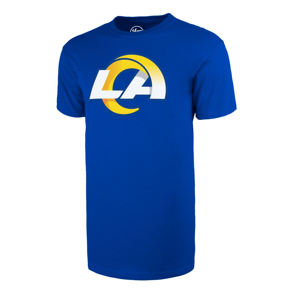 Los Angeles Rams NFL 47 Brand T-shirt de fan avec logo principal royal pour hommes