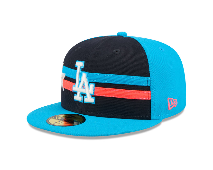 Los Angeles Dodgers MLB New Era Men's Navy/Light Blue 59Fifty 2024 All Star Game Fitted Hat