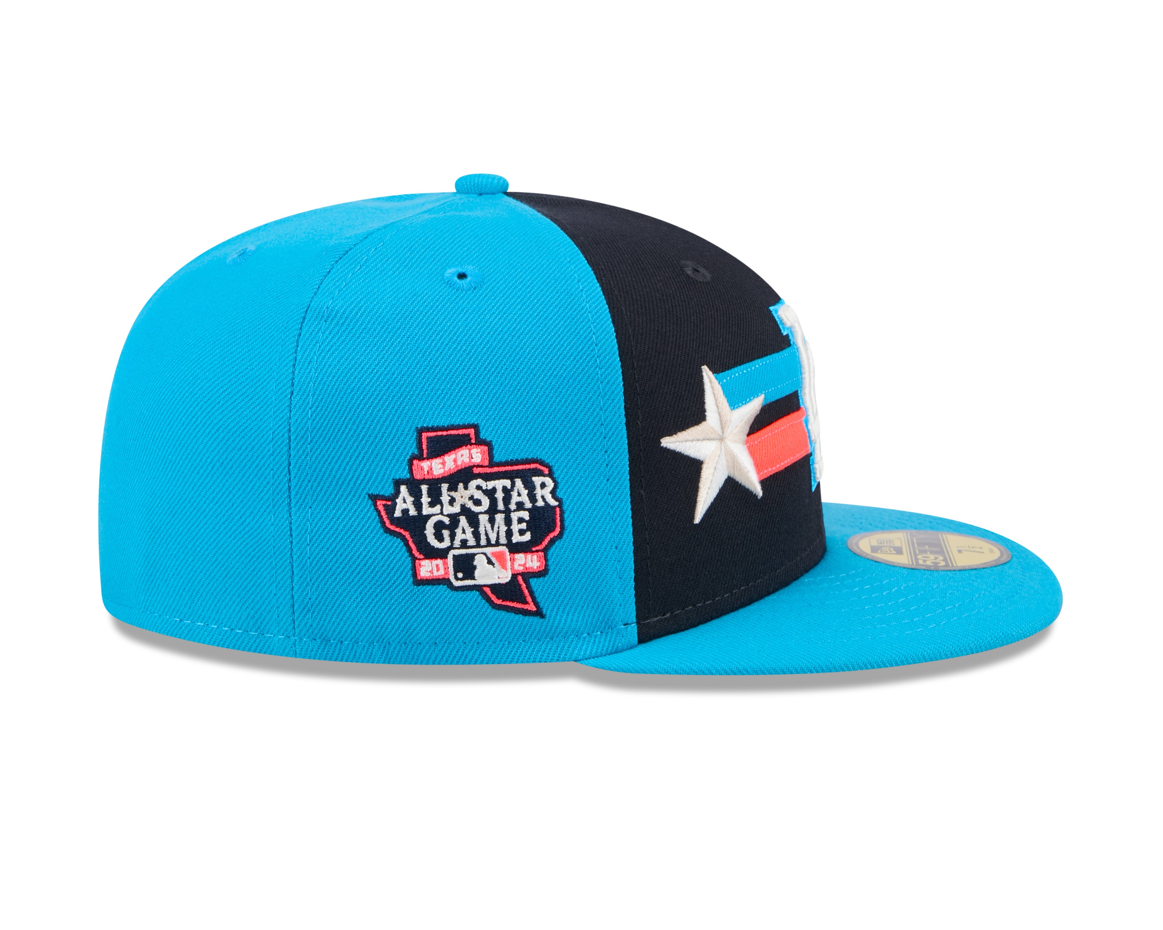 Casquette ajustée MLB New Era 59Fifty 2024 All Star Game bleu marine/bleu clair pour homme des Dodgers de Los Angeles