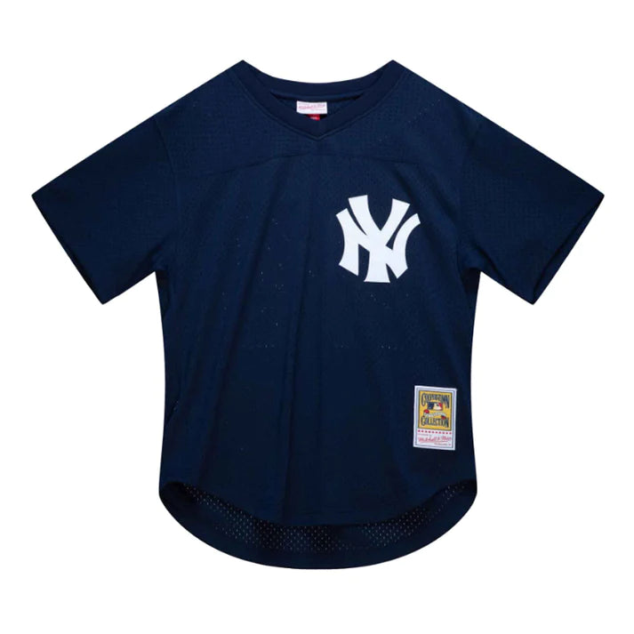 Rickey Henderson New York Yankees MLB Mitchell & Ness Men's Navy 1986 Authentic BP Jersey