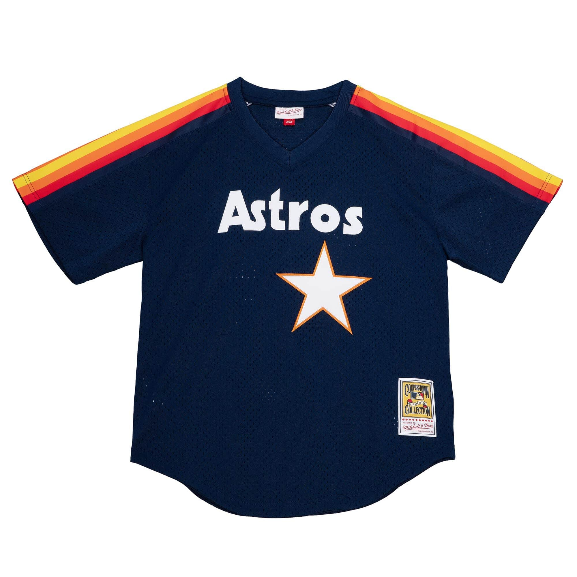 Nolan Ryan Houston Astros MLB Mitchell & Ness Homme Marine 1986 Authentique BP Maillot