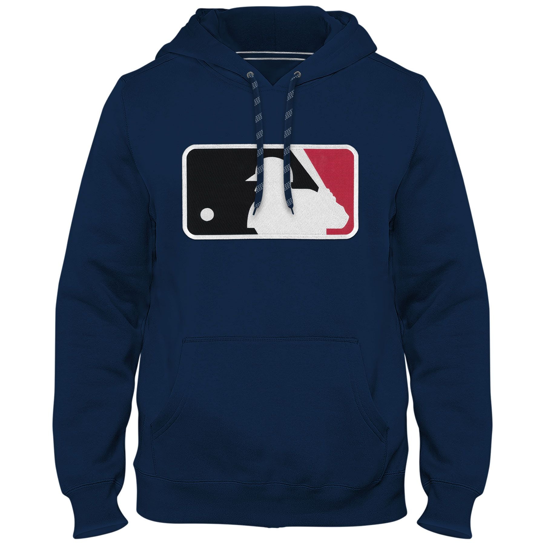 MLB Bulletin Men's Navy Express Twill Batter Logo Hoodie