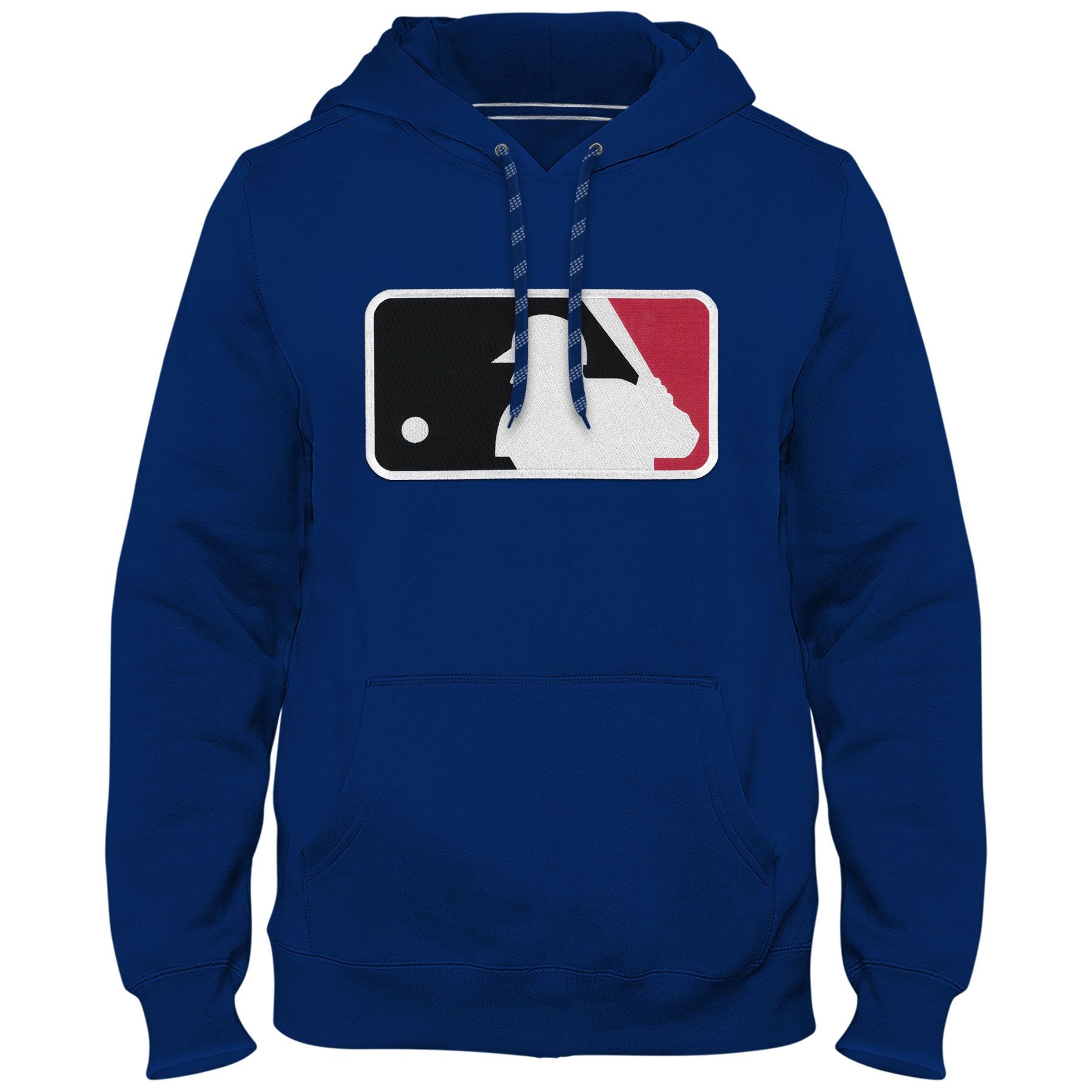 MLB Bulletin Men's Royal Blue Express Twill Batter Logo Hoodie