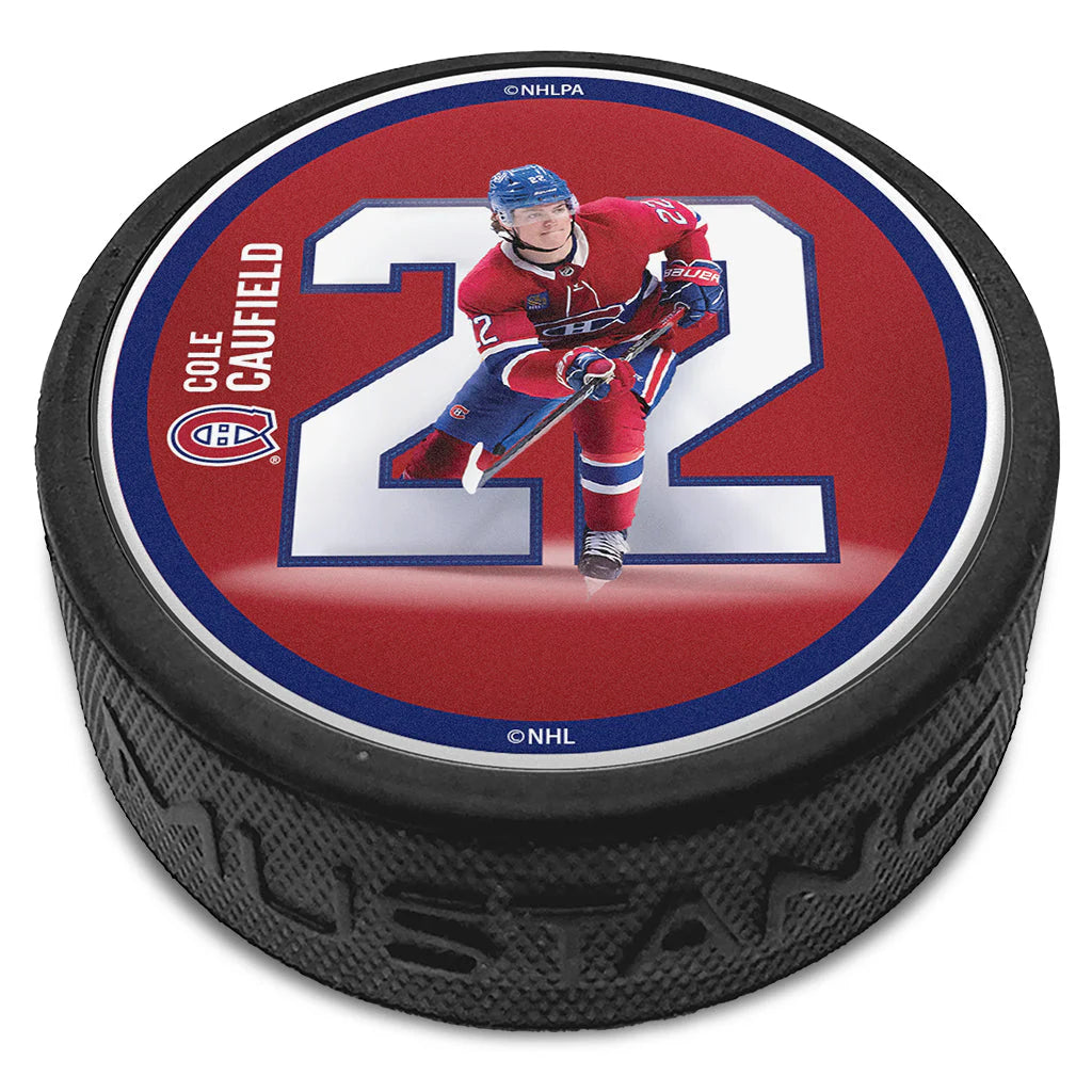 Cole Caufield Montreal Canadiens NHL Breakout Series Hockey Puck