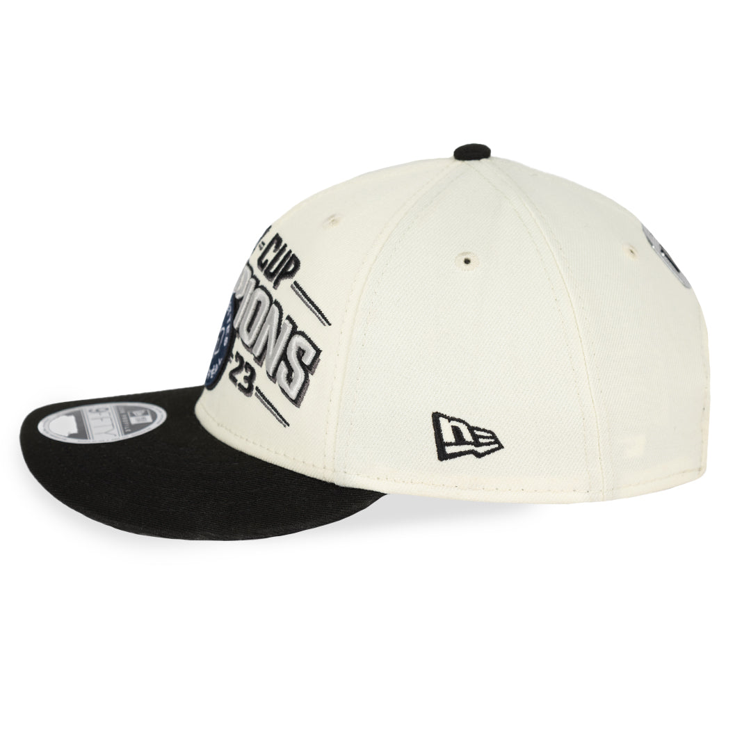 Alouettes de Montréal CFL New Era Beige 9Fifty 2023 Champions de la Coupe Grey Snapback pour hommes