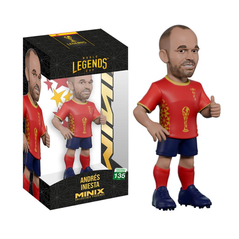 Andres Iniesta Spain National Team FIFA Minix 2026 World Cup Legends Collectible Football Figurines #135