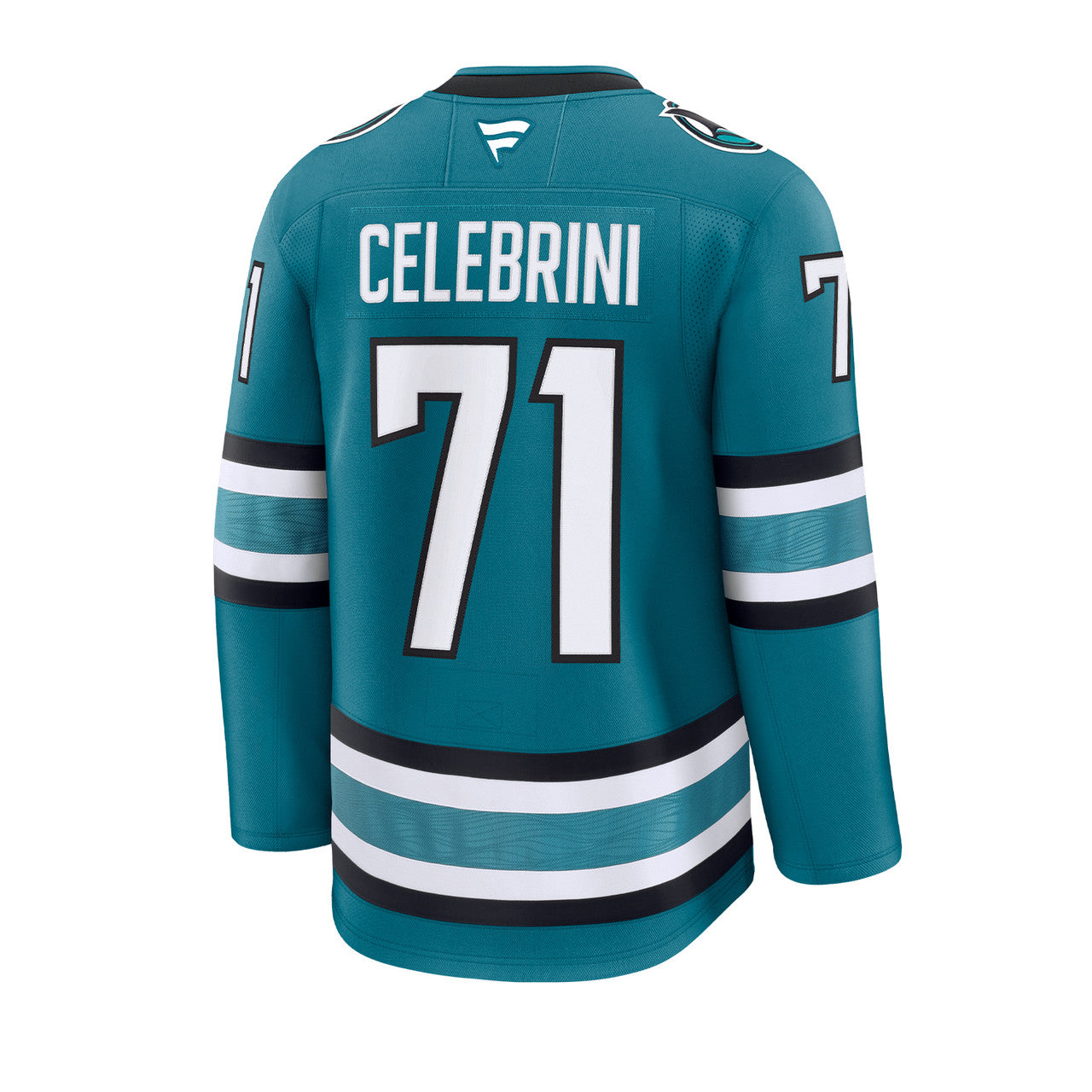 Macklin Celebrini San Jose Sharks NHL Fanatics Branded Men's Teal Premium Jersey