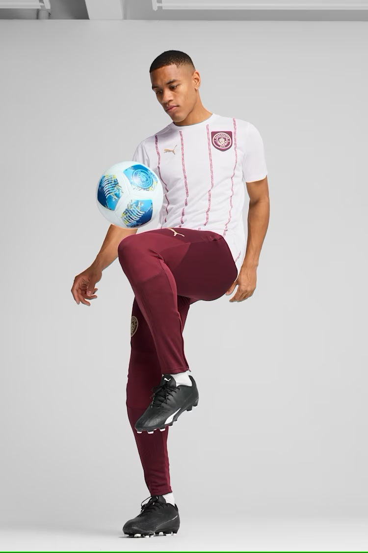 Maillot d'avant-match Puma Manchester City EPL 2024/25 blanc pour homme