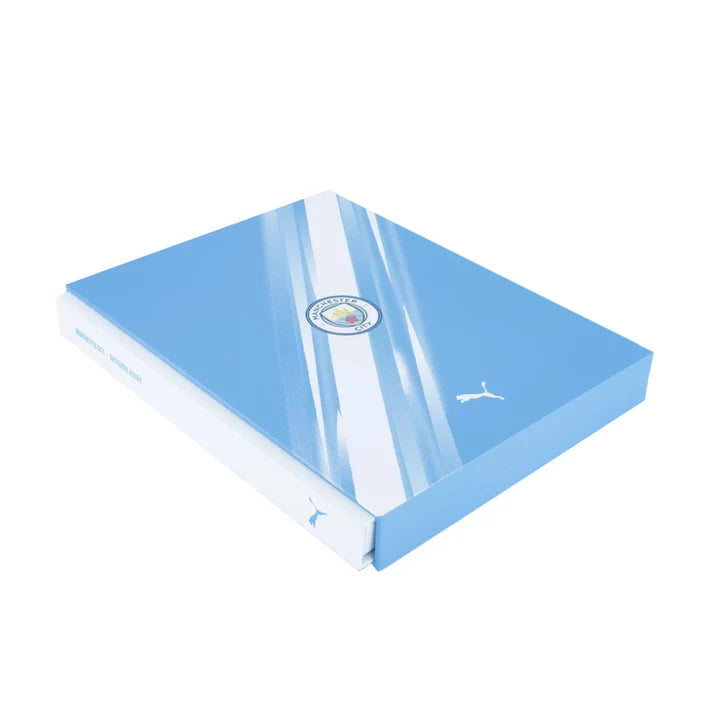 Maillot domicile authentique Manchester City EPL Puma pour homme, bleu clair, saison 2025/26, avec boîte 