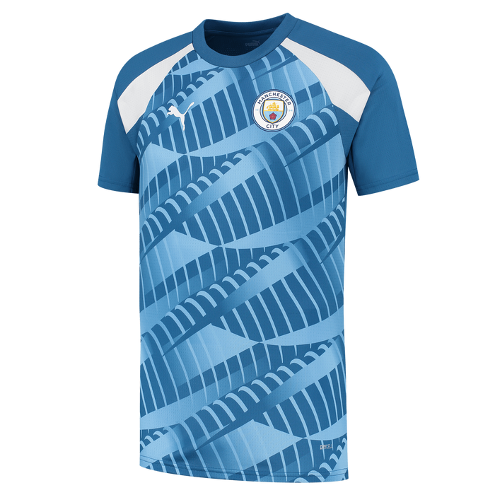 Manchester City EPL Puma Men's Blue Pre-Match Jersey