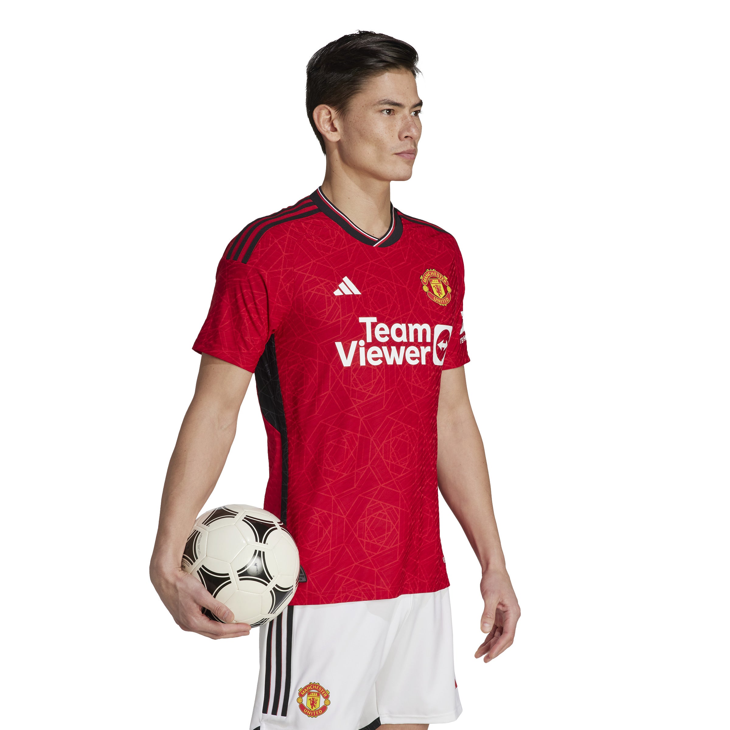 Maillot Manchester United FC EPL Adidas rouge 2023/24 domicile authentique pour homme