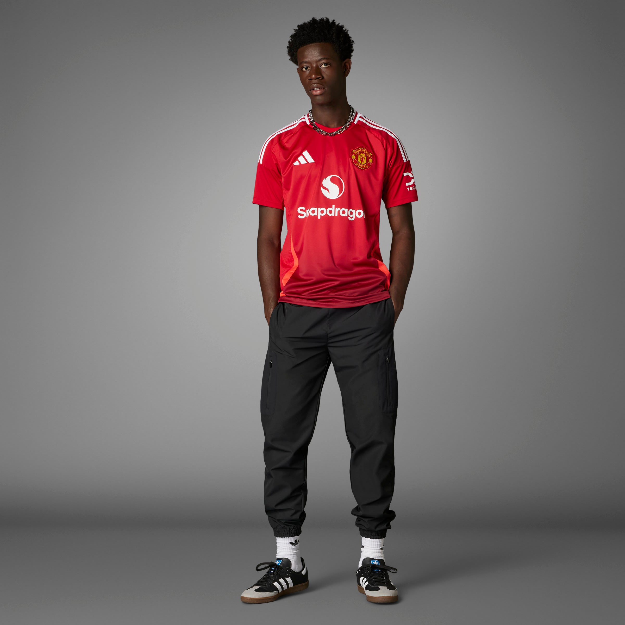 Maillot réplique Manchester United FC EPL Adidas rouge 2024/25 pour homme