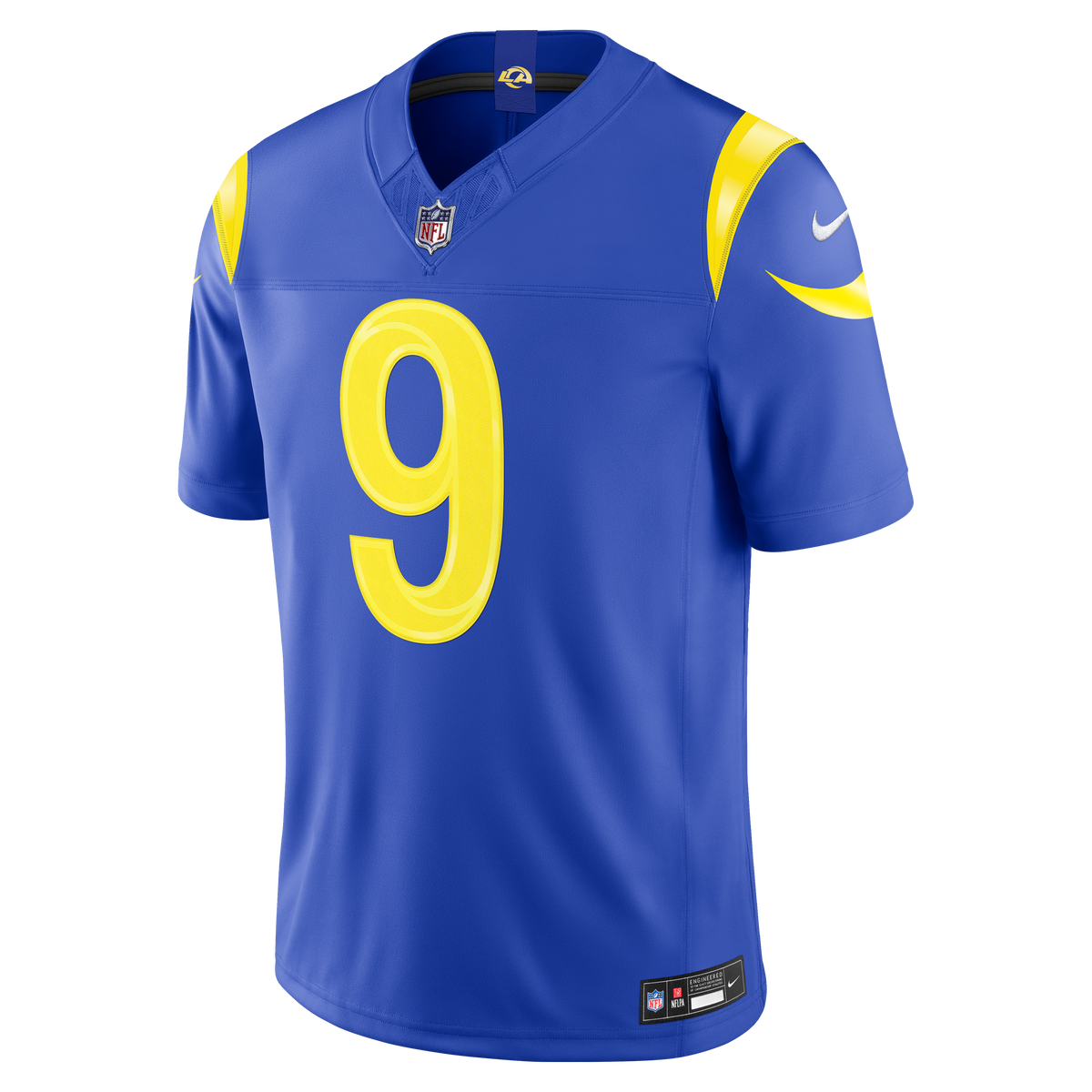 Matthew Stafford Los Angeles Rams NFL Nike Men's Royal Blue Vapor F.U.S.E. Limited Player Sewn Jersey