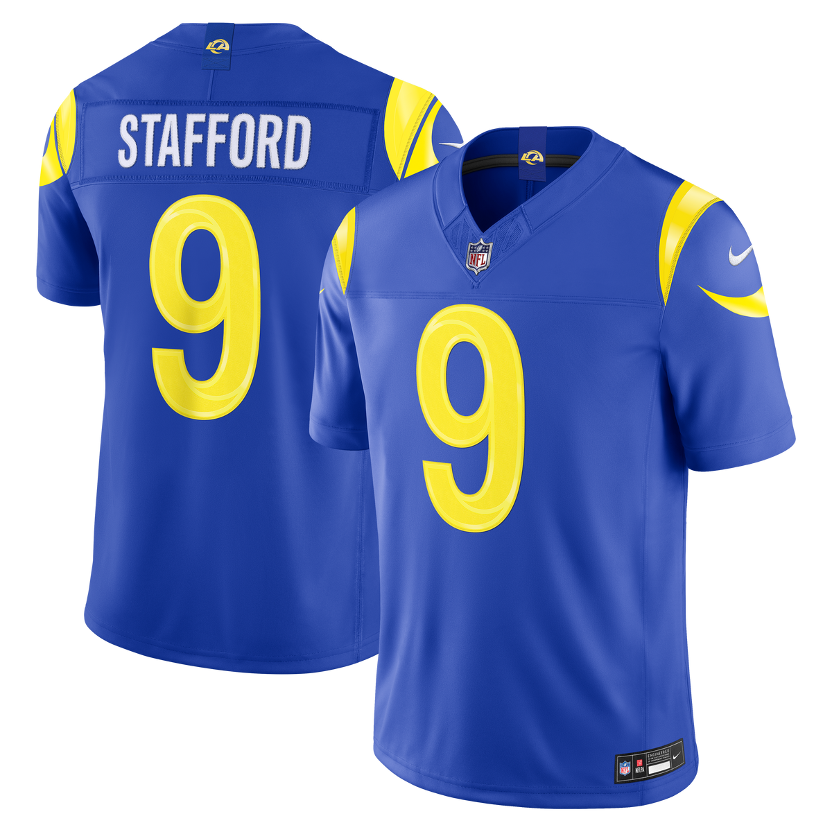 Matthew Stafford Los Angeles Rams NFL Nike Men's Royal Blue Vapor F.U.S.E. Limited Player Sewn Jersey