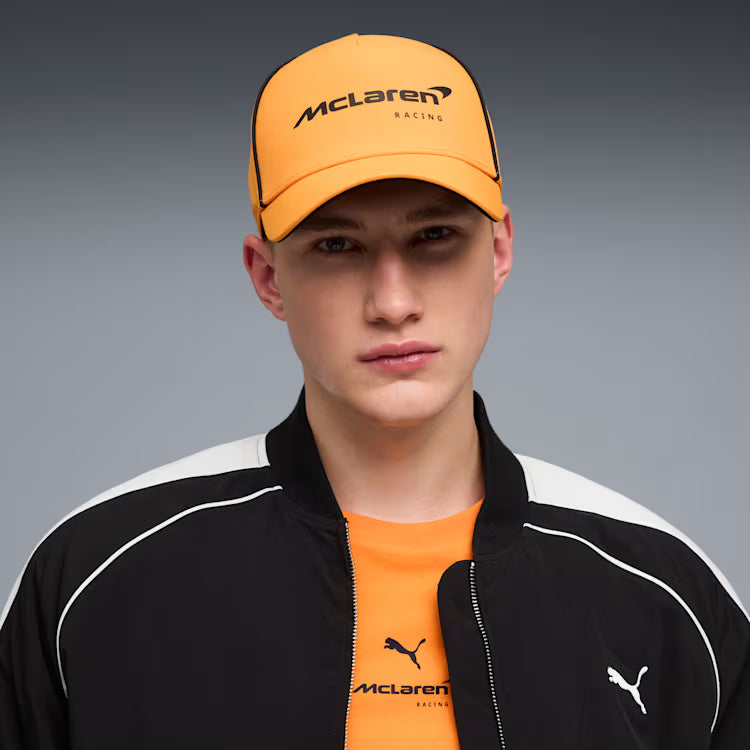 McLaren Racing F1 Puma Men's Orange Adjustable Snapback Cap
